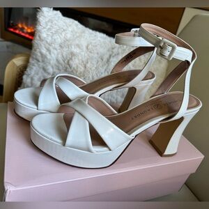 Theena Chinese laundry heels in cream